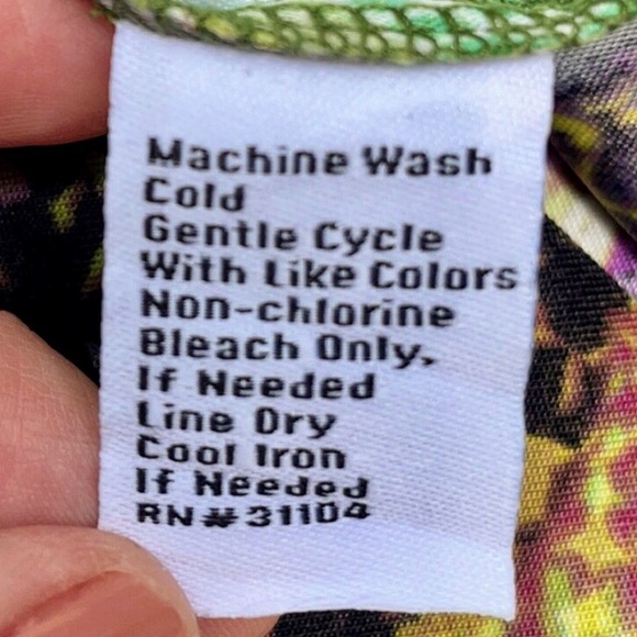 Kim Rogers Animal Print Dress 🐍💜💚💙💛 - Picture 10 of 10